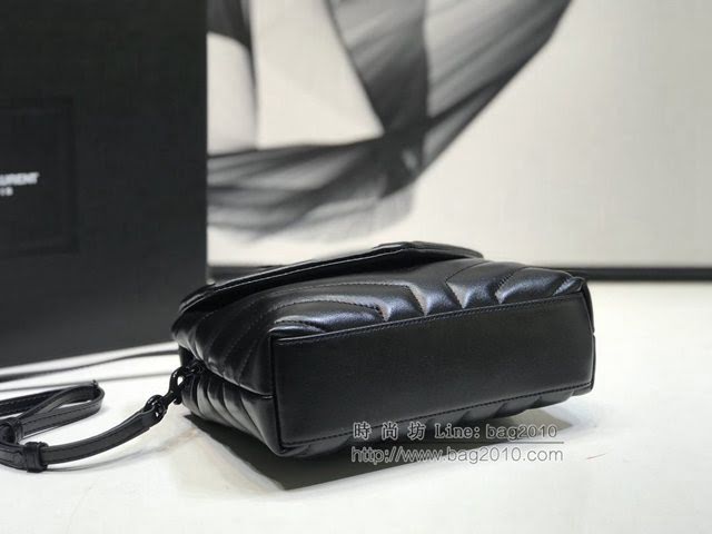 YSL爆款女士包包 聖羅蘭經典款LouLou Y小號形挎包 YSL肩背斜挎包 467072  jjh1173